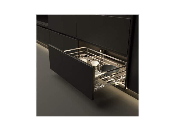 Giá bát đĩa Hafele Giỏ kéo ra Cappella.664 x 475 x 195 mm 549.08.025